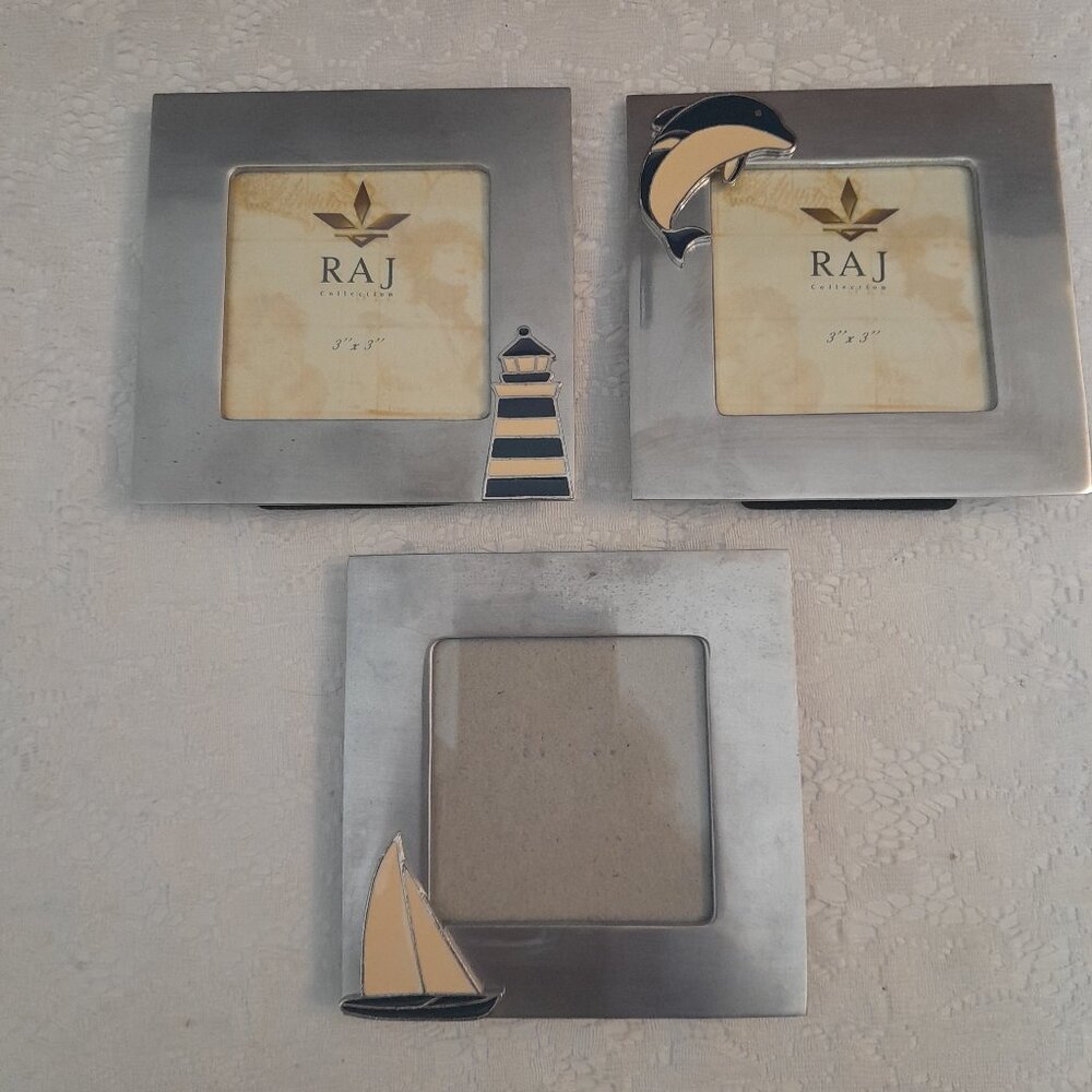 VTG Raj Collection Nautical Frames, Set of 3